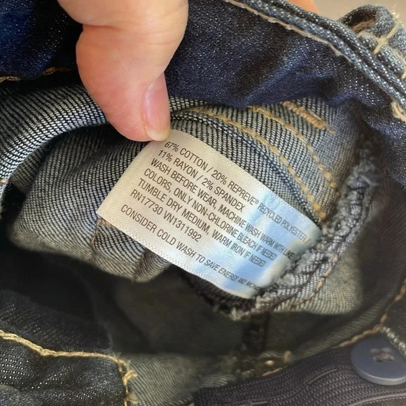 Cat & Jack Blue Super Skinny Adjustable Waist Jeans - Picture 6 of 7